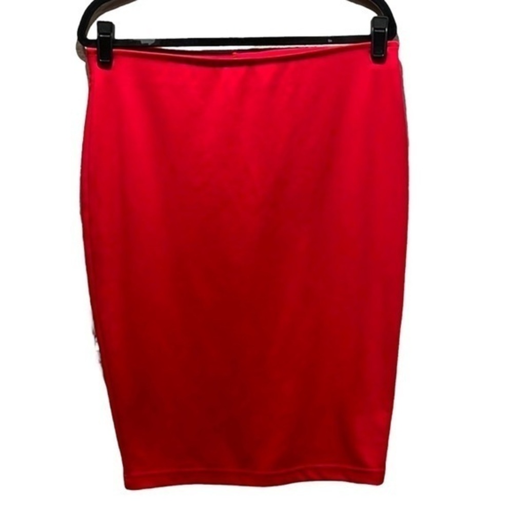 Forever 21 Plus Women’s Red Stretchy Pencil Skirt Size 2X